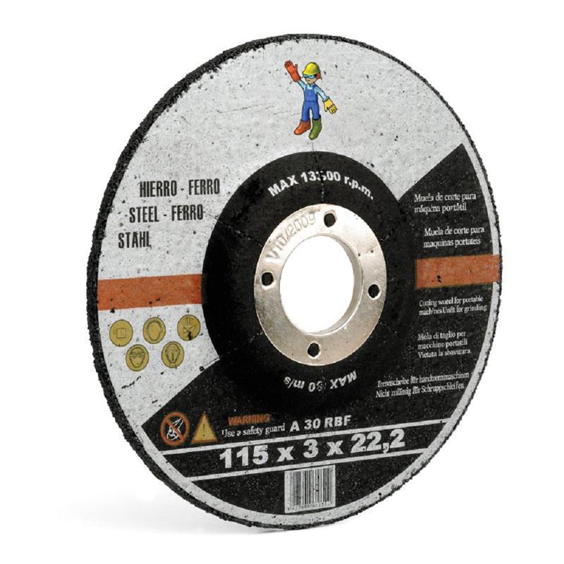 DISCHI TAGLIO FERRO 115x3x22,2 MM