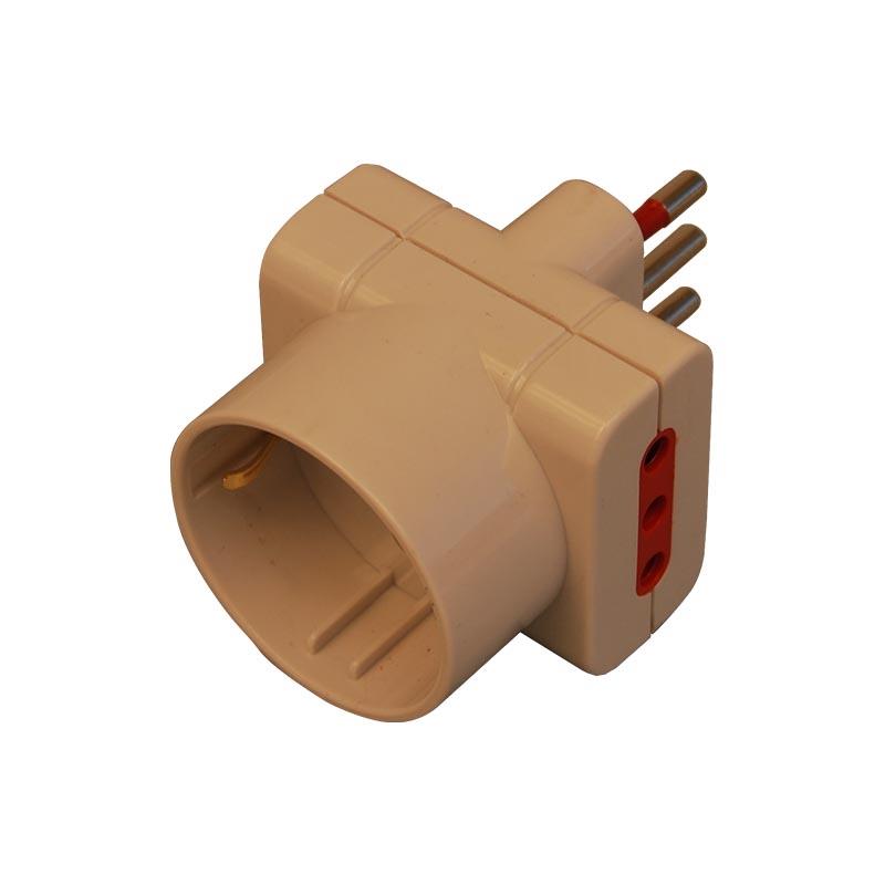 ADATTATORE TRIPLO 250V