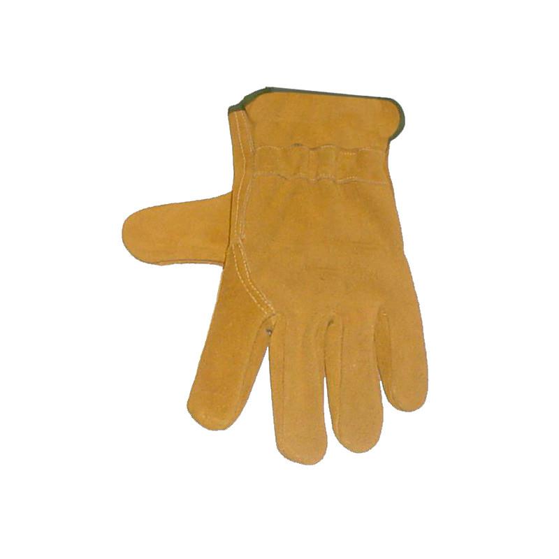 WATERREPELLENT SPLIT LEATH. GLOVE,LINED PALM/THUMB