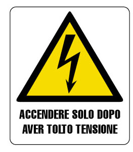ALLUMINIO PERICOLO 500X350
