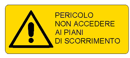 ALLUMINIO PERICOLO 350X125