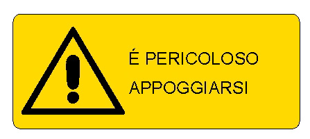 ALLUMINIO PERICOLO 330X500
