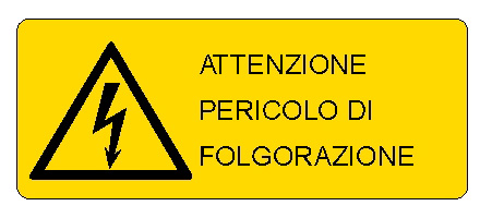 ALLUMINIO PERICOLO 350X125