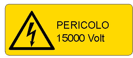 ALLUMINIO PERICOLO 350X125