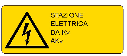 ALLUMINIO PERICOLO 350X125