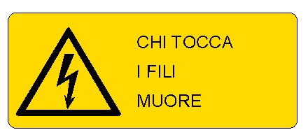 ALLUMINIO PERICOLO 500X700