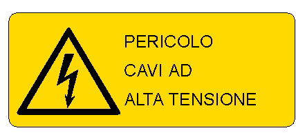 ALLUMINIO PERICOLO 500X700