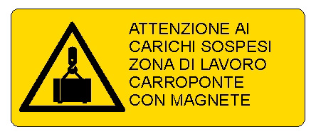 ALLUMINIO PERICOLO 350X125