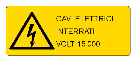 ALLUMINIO PERICOLO 350X125