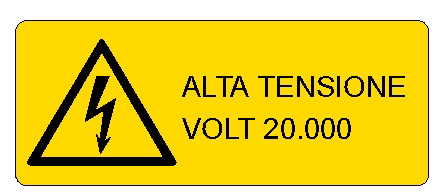ALLUMINIO PERICOLO 350X125