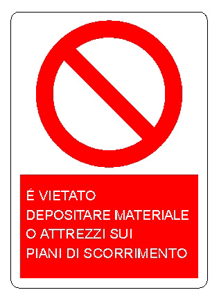 ALLUMINIO DIVIETO 330X500