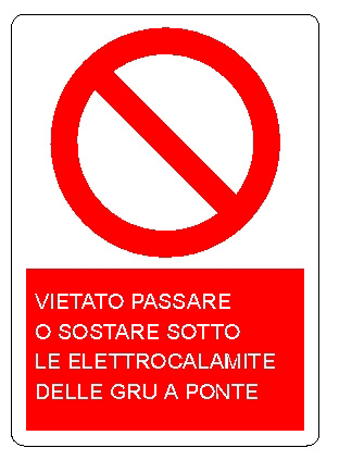 ALLUMINIO DIVIETO 330X500