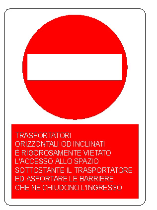 ALLUMINIO DIVIETO 500X700
