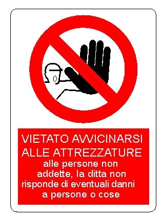 ALLUMINIO DIVIETO 330X500