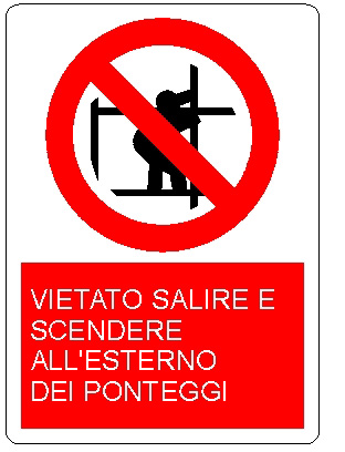 ALLUMINIO DIVIETO 330X500