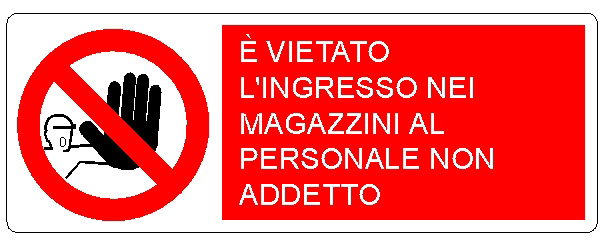 ALLUMINIO DIVIETO 330X500