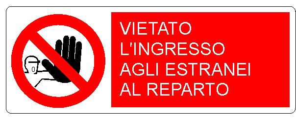 ALLUMINIO DIVIETO 500X700