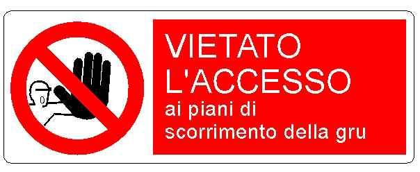 ALLUMINIO DIVIETO 350X125