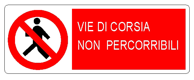 ALLUMINIO DIVIETO 350X125