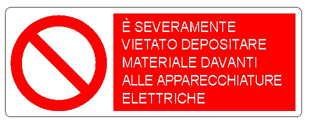 ALLUMINIO DIVIETO 330X500