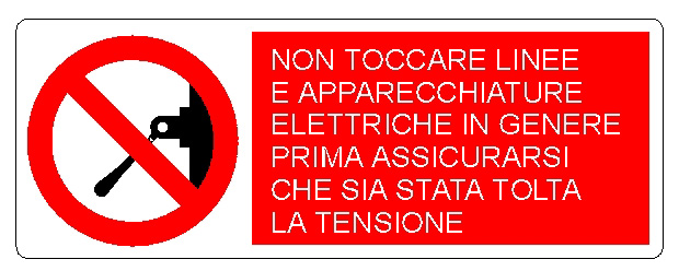 ALLUMINIO DIVIETO 350X125