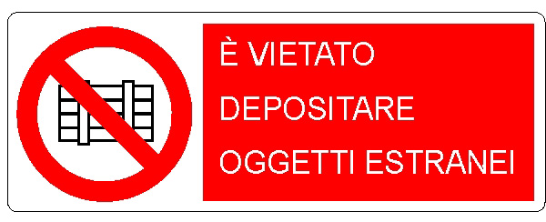 ALLUMINIO DIVIETO 500X700