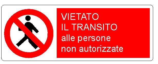 ALLUMINIO DIVIETO 350X125