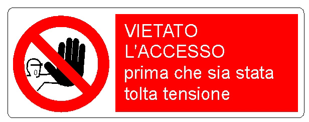 ALLUMINIO DIVIETO 330X500