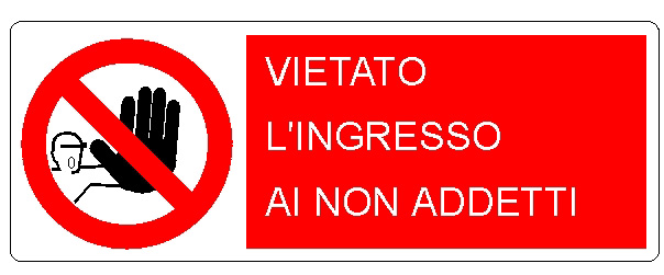 ALLUMINIO DIVIETO 350X125