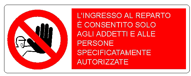 ALLUMINIO DIVIETO 350X125