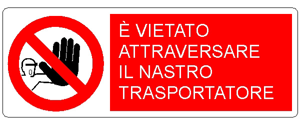 ALLUMINIO DIVIETO 500X700