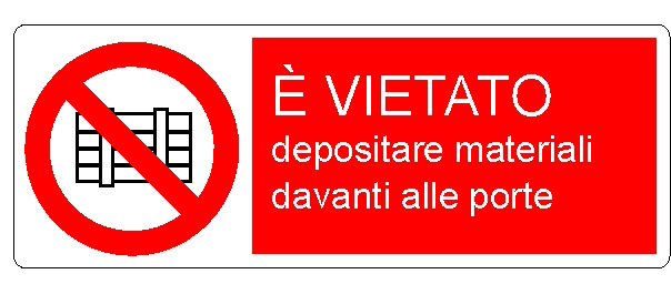 ALLUMINIO DIVIETO 330X500