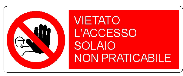 ALLUMINIO DIVIETO 500X700
