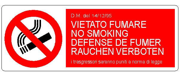 ALLUMINIO DIVIETO 330X500