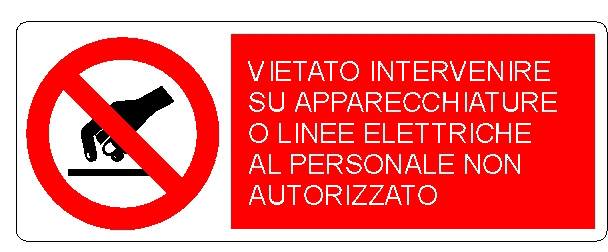 ALLUMINIO DIVIETO 350X125