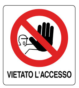 ALLUMINIO DIVIETO 270X330