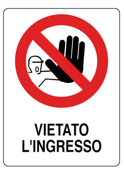 ALLUMINIO DIVIETO 435X603
