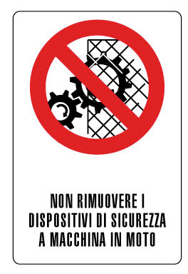 ALLUMINIO DIVIETO 180X262