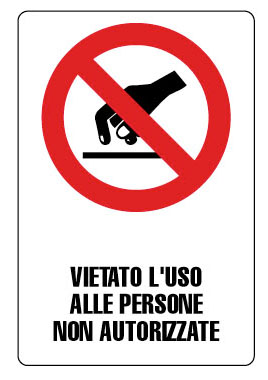 ALLUMINIO DIVIETO 270X430