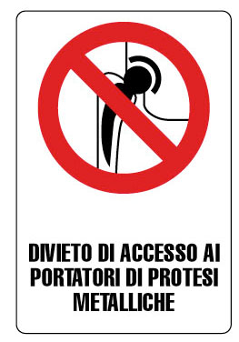 ALLUMINIO DIVIETO 180X262