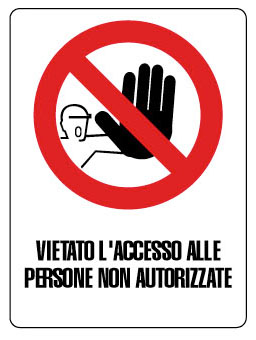ALLUMINIO DIVIETO 435X603