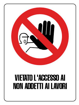 ALLUMINIO DIVIETO 435X603