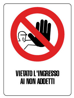 ALLUMINIO DIVIETO 270x430