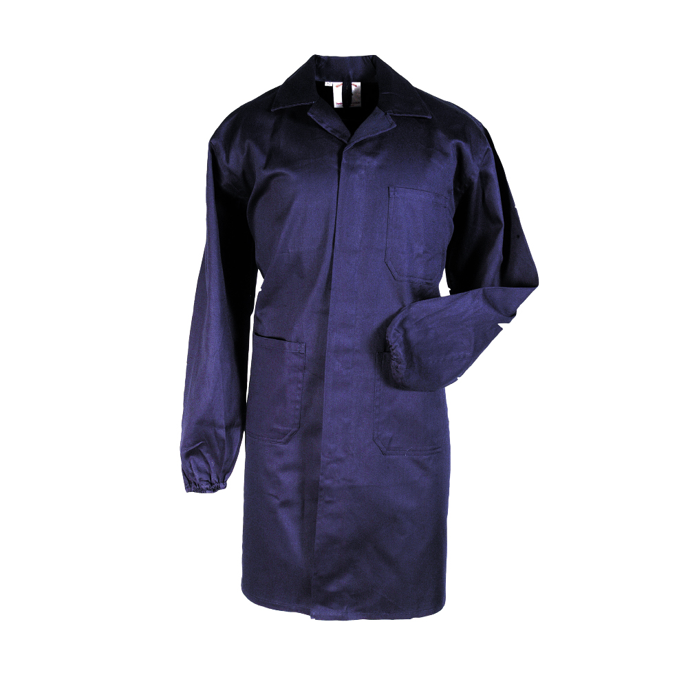 GREMBIULE LAVORO COTONE BLU