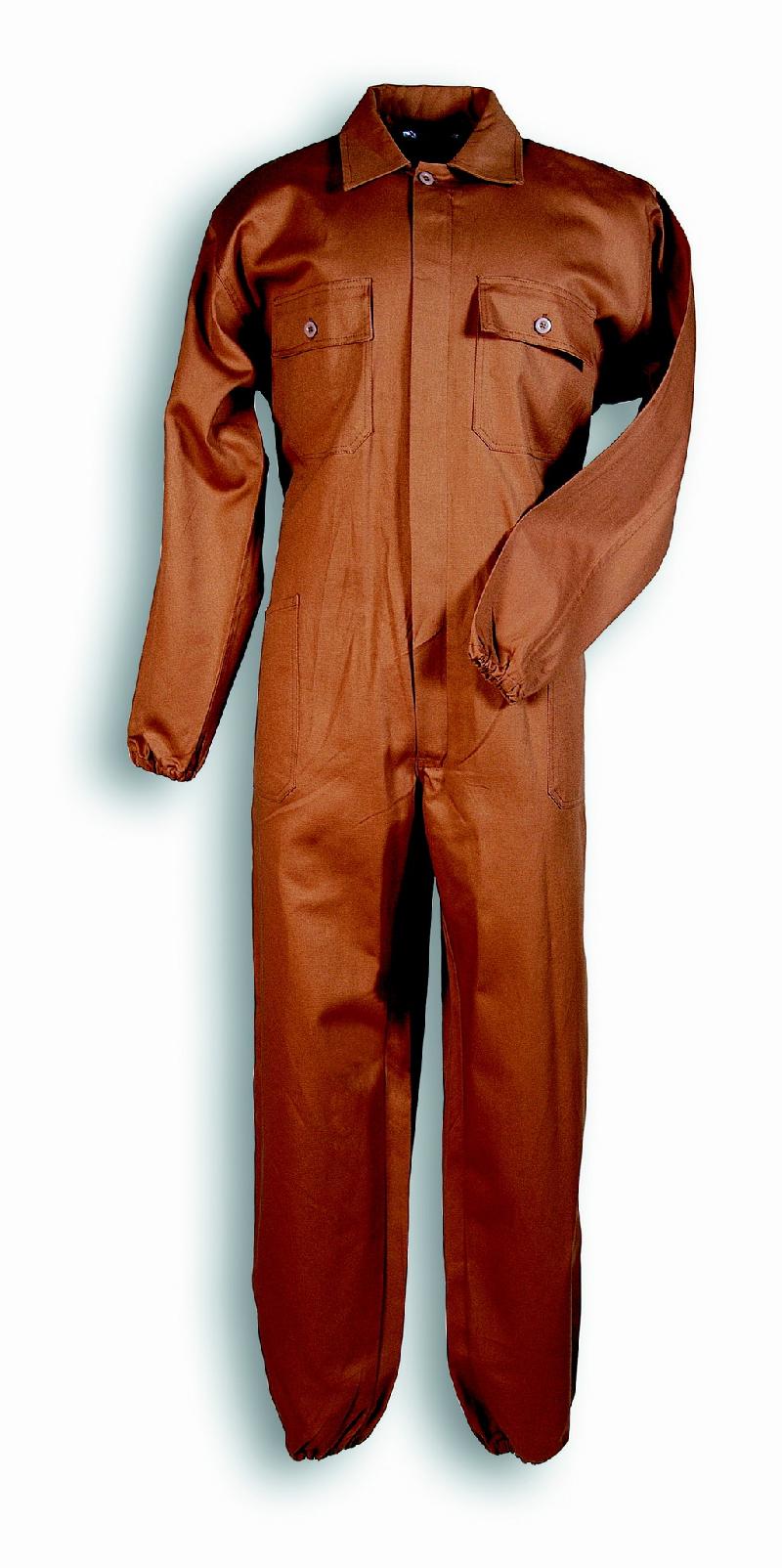 ITAL.COTTON COVERALL-BEIGE