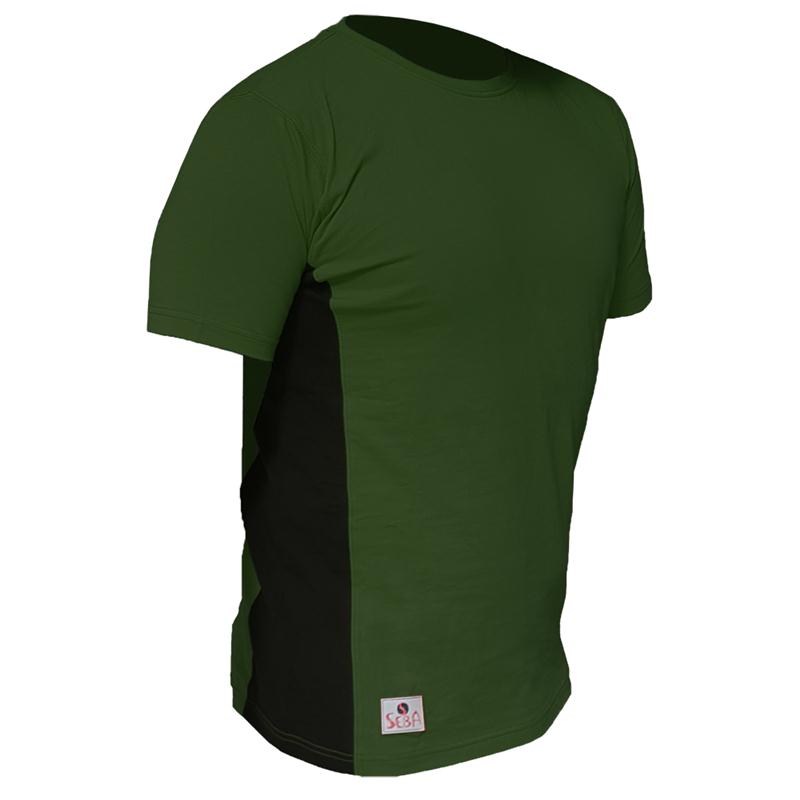 T-SHIRT 100% COTONE VERDE GR.150