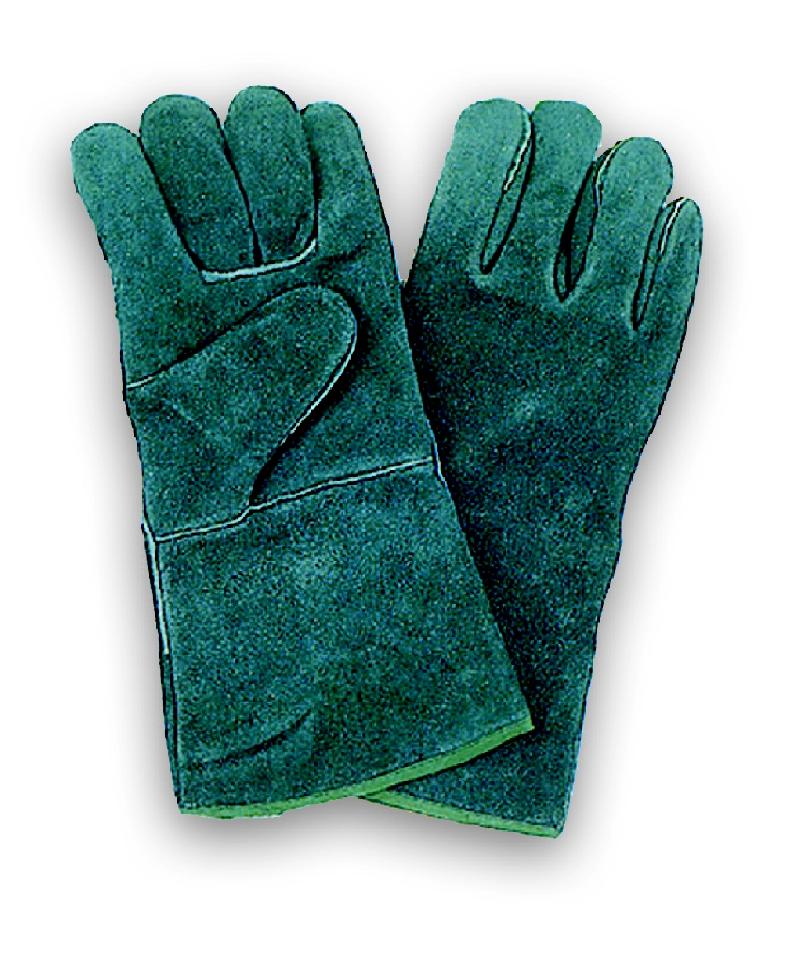 GUANTO CROSTA FODERATO VERDE