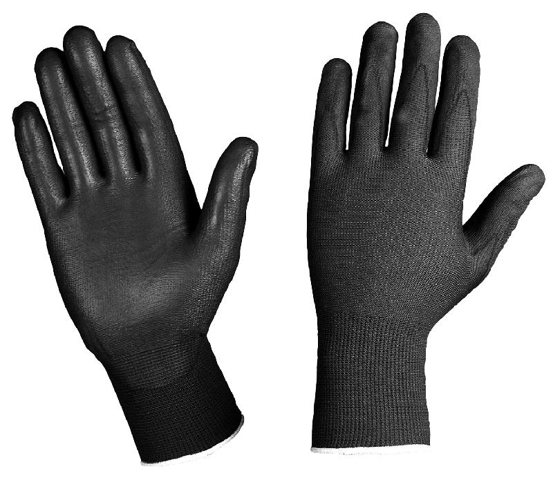 Guanti taglia L (9) in poliuretano neri REFLEXX PU13