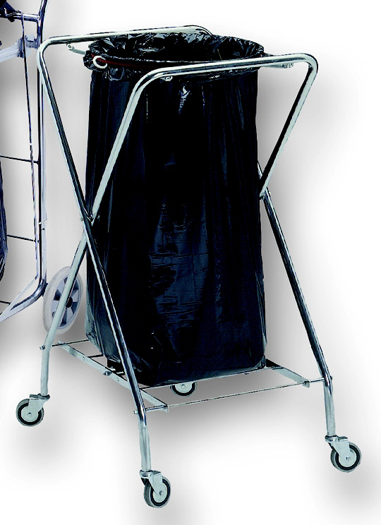 CARRELLO PORTASACCO CROMATO
