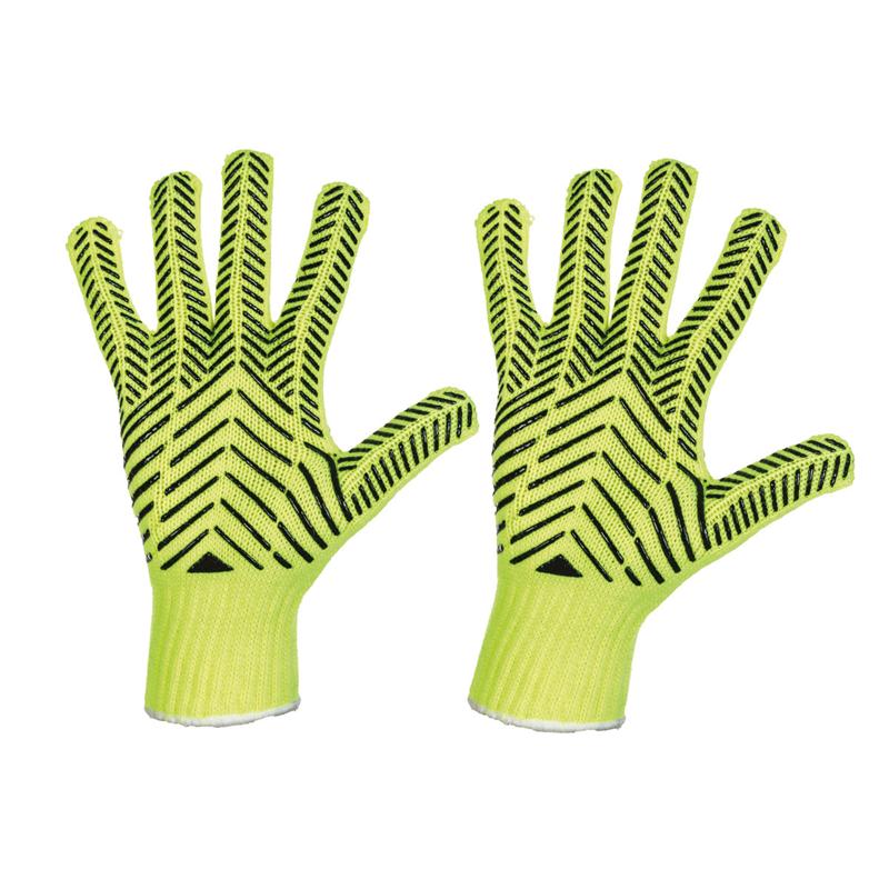 GUANTO FLUORESCENTE C/RIPORTI PVC